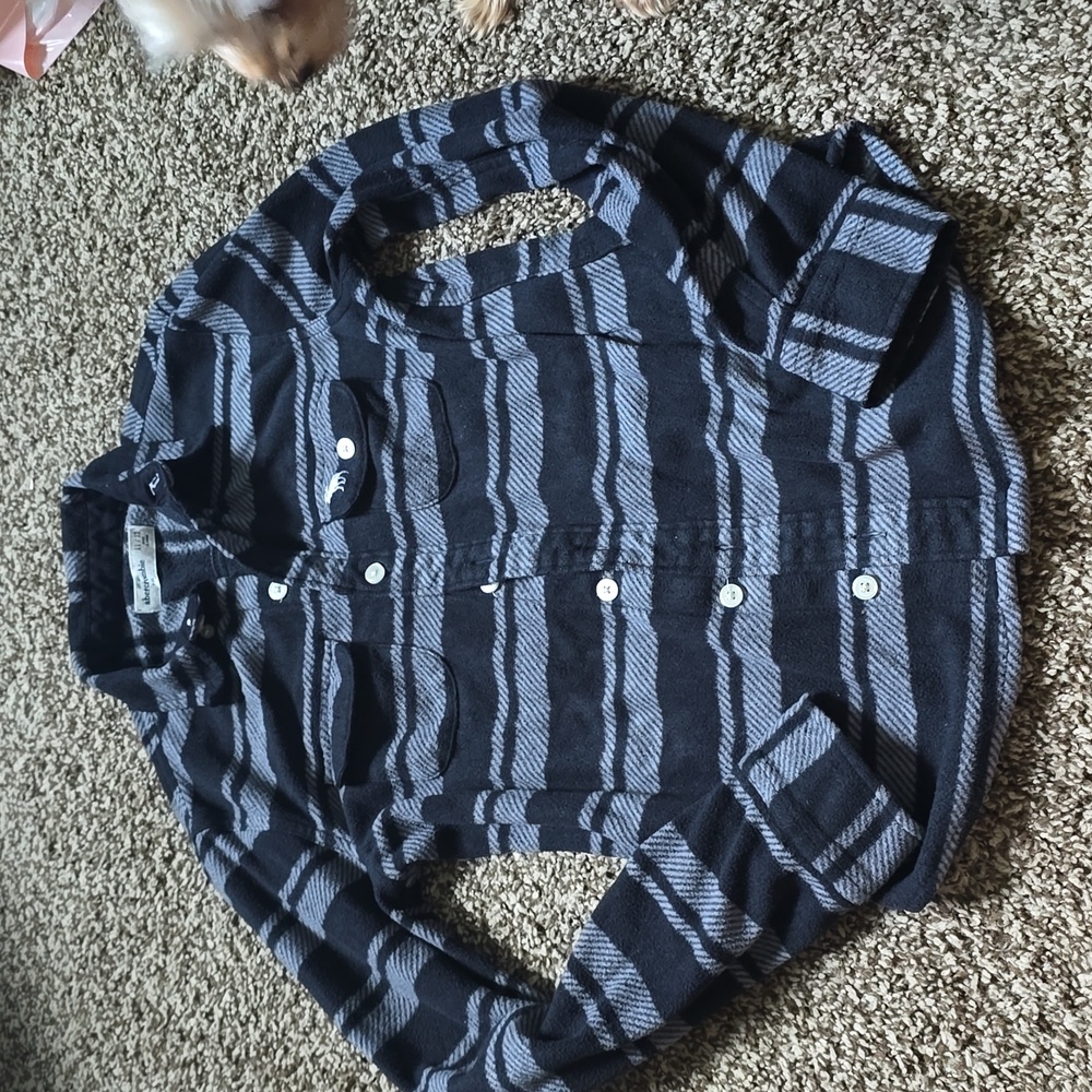 Boys abercrombie flannel